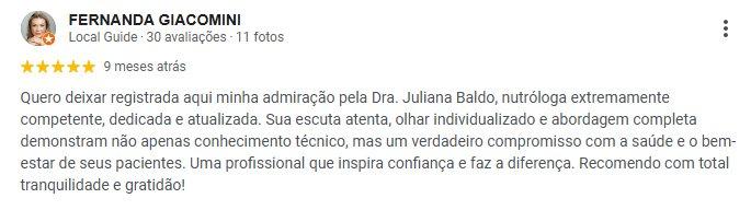 Avaliação Google