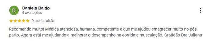 Avaliação Google