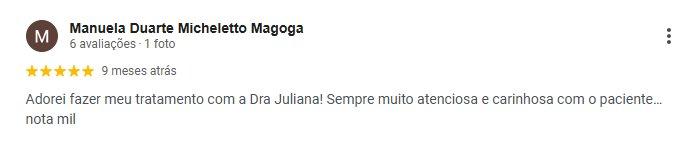 Avaliação Google